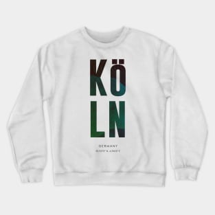 Cologne City typography Crewneck Sweatshirt